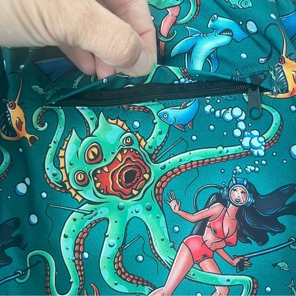 **SOLD** CULPRIT MENS SWIM TRUNKS: GET IT KRAKEN. SIZE LG 🔴 - Picture 10 of 13